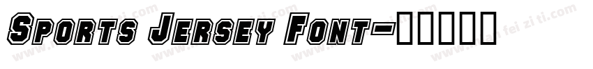 Sports Jersey Font字体转换